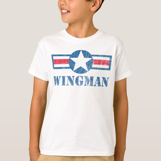 Camiseta Vintage do Wingman (Frente)