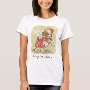 Camiseta Vintage Dog Walker T-Shirt