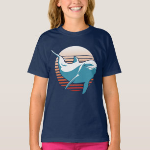 Camiseta Vintage Dolphin T Shirt
