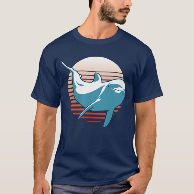 Camiseta Vintage Dolphin T Shirt (Frente)