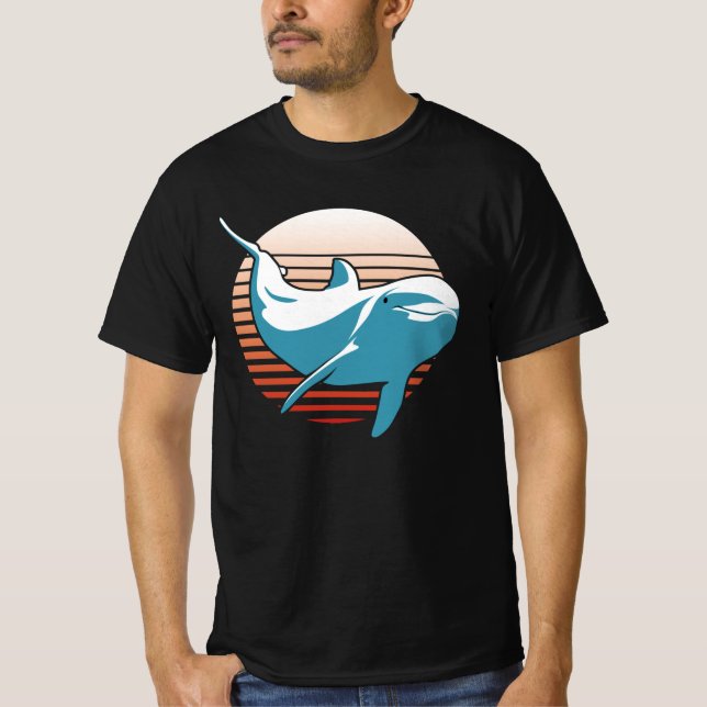 Camiseta Vintage Dolphin T Shirt (Frente)