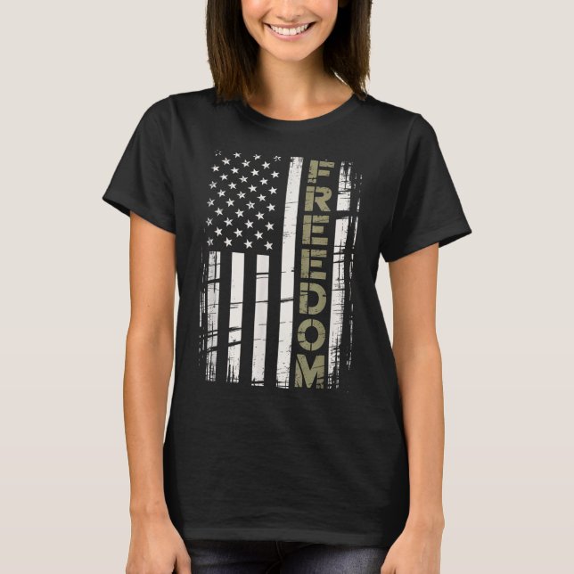 Camiseta Vintage Dom American Flag  (Frente)