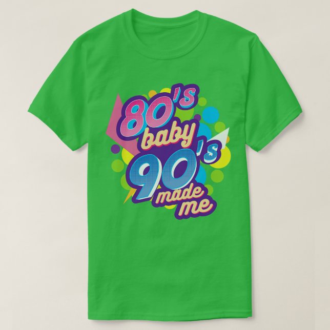 Camiseta Vintage dos anos 80 e 90 (Frente do Design)