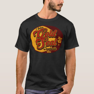 Camiseta Vintage Dourado Motor Oil