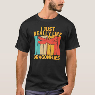 Camiseta Vintage Dragon Fly For Men Women Dragonfly Inseto
