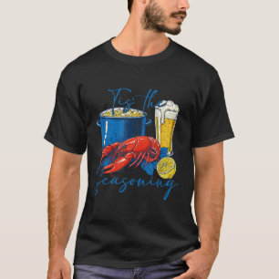 Camiseta Vintage É a Temporada de Tempero de Lagostim Boil