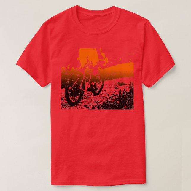 Camiseta Vintage é minha bicicleta, ok 4 (Frente do Design)