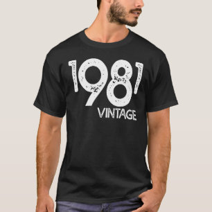 Camiseta Vintage E Nascer Em 1981