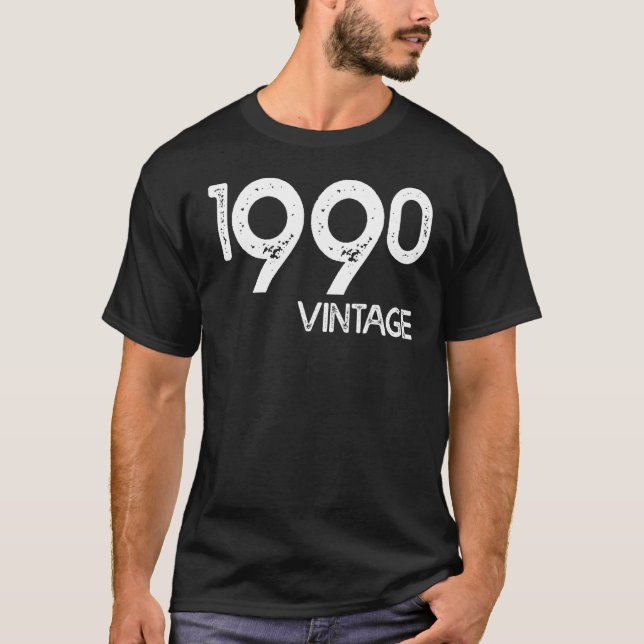 Camiseta Vintage E Nascer Em 1990 (Frente)