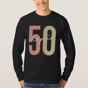 Camiseta Vintage É o meu capítulo de aniversário, 50 anos,