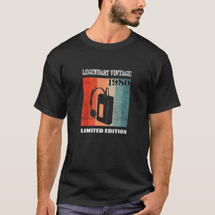 Camiseta Vintage E Retro Aniversário, Walkman, Vintage, An