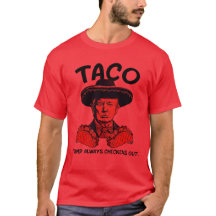 Vintage E Taco Engraçado Trump Sempre Fala Frangos