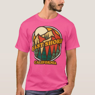 Camiseta Vintage East Shore California Mountain Hiking Souv