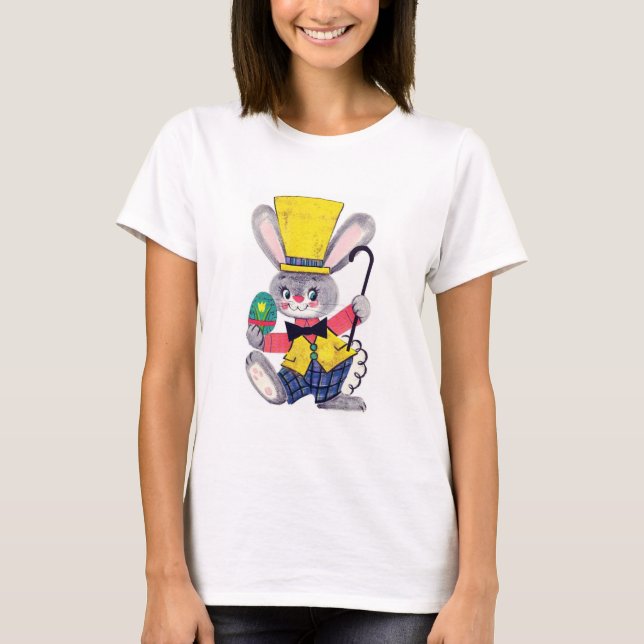 Camiseta Vintage Easter Bunny (Frente)