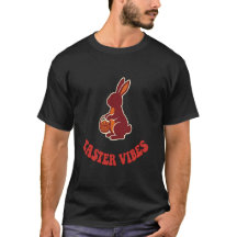 Camiseta Vintage Easter Bunny – Vibrações de Pásco