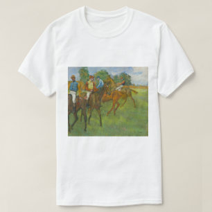 Camiseta Vintage Edgar Degas Antes da Corrida Arte Equina