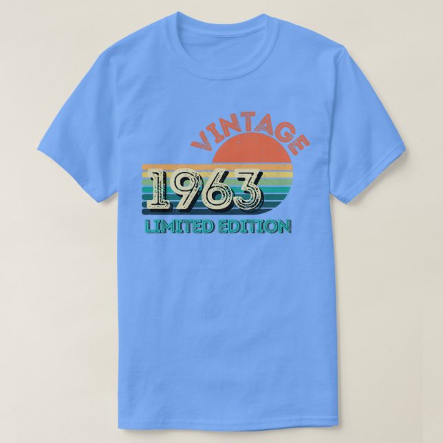 Camiseta Vintage edição limitada de 19632 (Frente do Design)