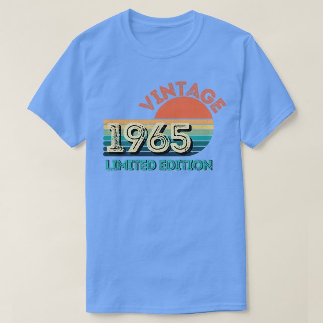Camiseta Vintage edição limitada de 19652 (Frente do Design)
