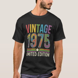 Camiseta vintage edição limitada de 1975