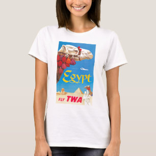 Camiseta Vintage Egito Air Viagem Advertisement