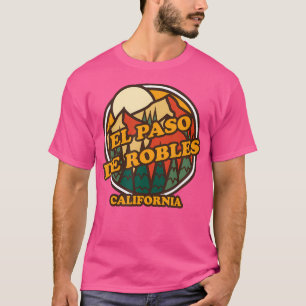 Camiseta Vintage El Paso De Robles California Mountain Hiki