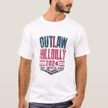 Camiseta Vintage Elections Outlaw Hillbilly Bandeira dos EU<br><div class="desc">Vintage Elections Outlaw Hillbilly Bandeira dos EUA</div>