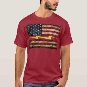 Camiseta Vintage Eleiciano americano Flag T Shirt