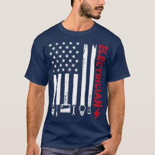 Camiseta Vintage Eletronics Orgulho Americano de Bandeiras