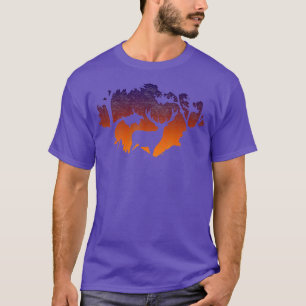 Camiseta Vintage Elk caçando Elk Hunter Engraçado