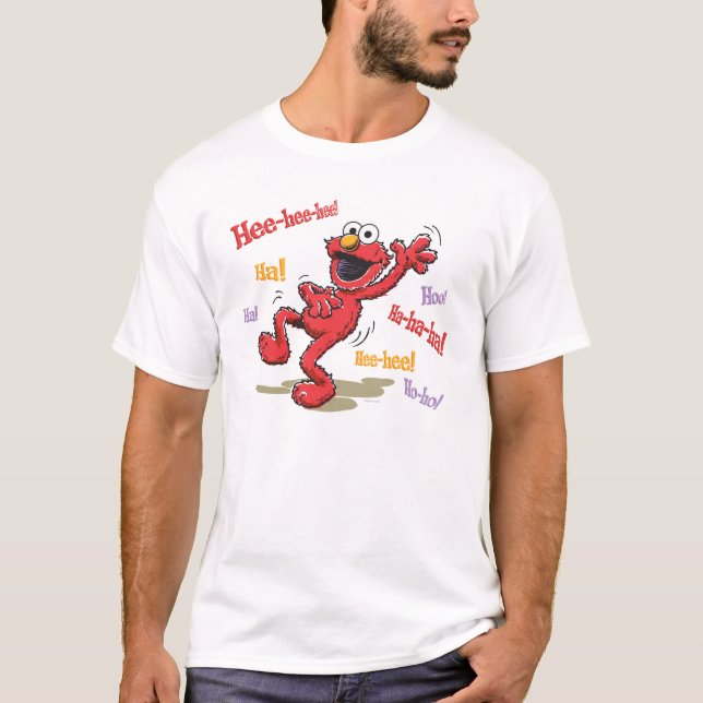 Camiseta Vintage Elmo Hee-hee! (Frente)