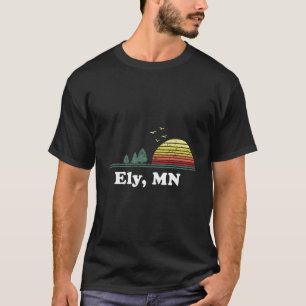 Camiseta Vintage Ely Minnesota Home Souvenir Impressão