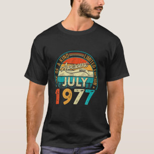 Camiseta Vintage em desgosto impressionante desde julho de