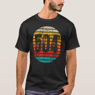 Camiseta Vintage em relevo 504 Código de área 1