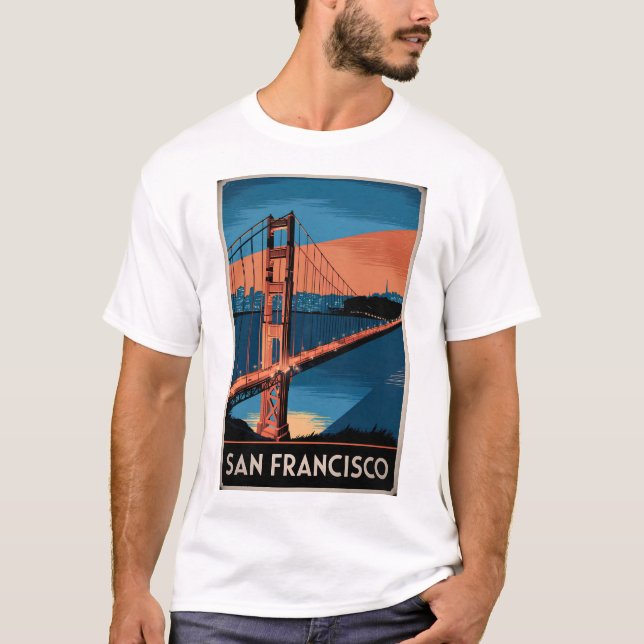 Camiseta Vintage em São Francisco EUA (Frente)