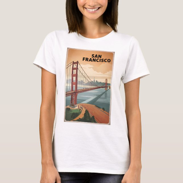 Camiseta Vintage em São Francisco EUA (Frente)