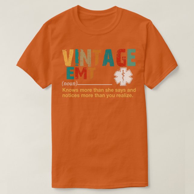 Camiseta Vintage EMT (Frente do Design)