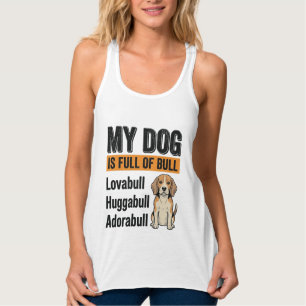Camiseta Vintage Engraçada Meu Cachorro Está Cheio