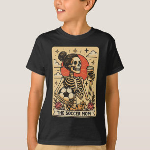 Camiseta Vintage Engraçado A Carta de Tarot da Mãe de Futeb
