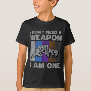 Camiseta Vintage Engraçado BJJ Jiu Jitsu Brasileiro