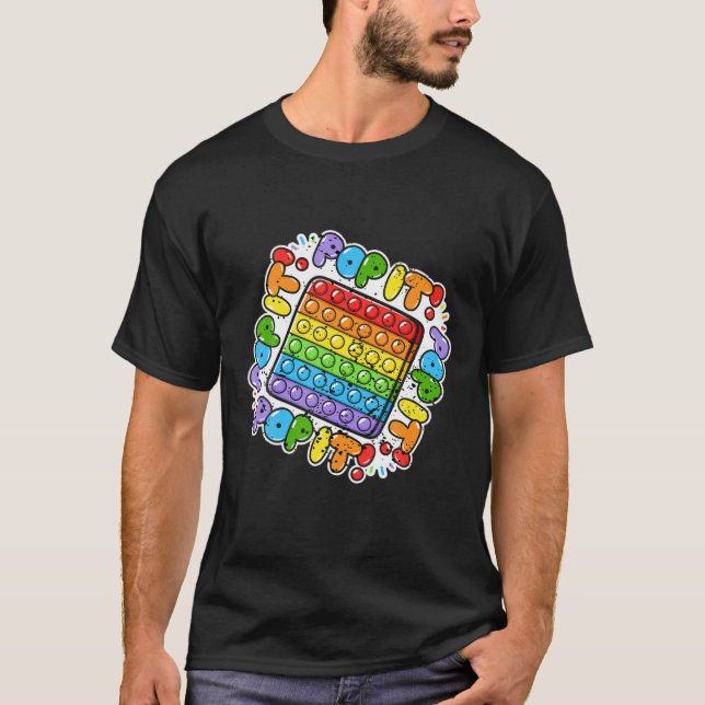 Camiseta Vintage Engraçado com Toy pop (Frente)