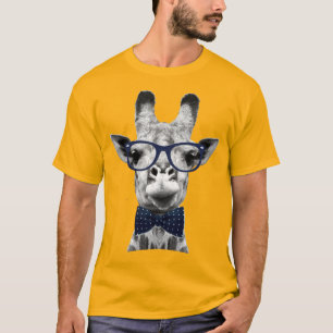 Camiseta Vintage engraçado Girafa T-Shirt