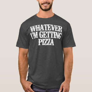 Camiseta Vintage Engraçado o que eu estou ganhando pizza