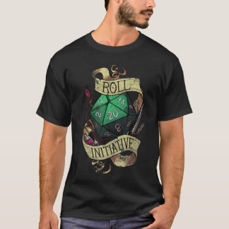 Camiseta Vintage engraçado tome a iniciativa de jogar jogos