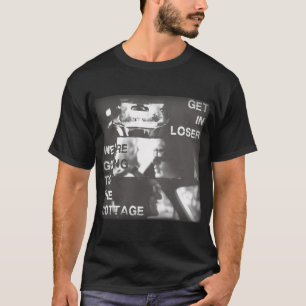 Camiseta Vintage Entre, Perdedor, Vamos para a Faculdade, H