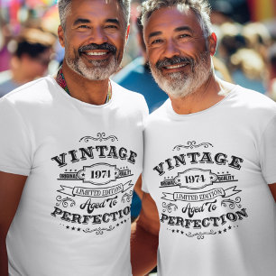 Camiseta Vintage Envelhecido à Perfeição