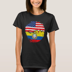 Camiseta Vintage Equatorianos: Bandeira Americana Roota Equ