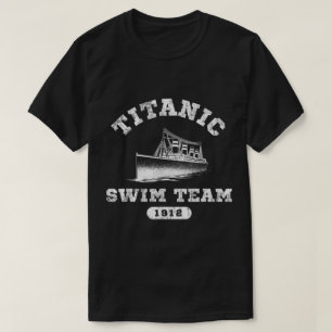 Camiseta Vintage Equipe de Natação Titanic 1912