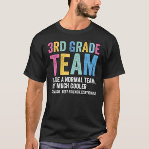 Camiseta Vintage Equipe do Terceiro Grau de Volta ao Ensino