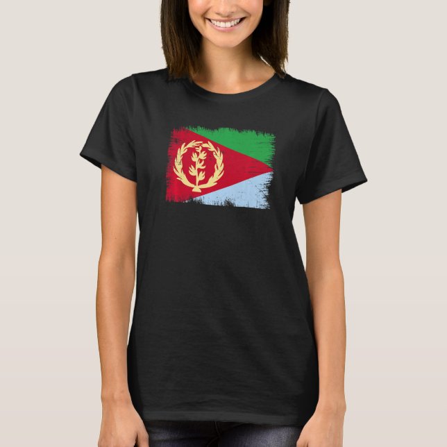Camiseta Vintage Eritreia Bandeira Dia da Independência Eri (Frente)