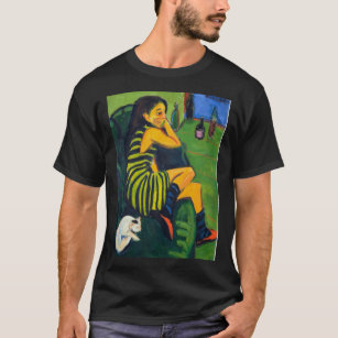 Camiseta Vintage Ernst Ludwig Kirchner Artista Feminino Mar
